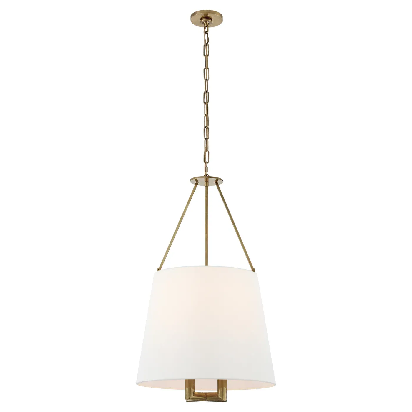 Dalston Hanging Shade Pendant - Antique Brass, Metal image