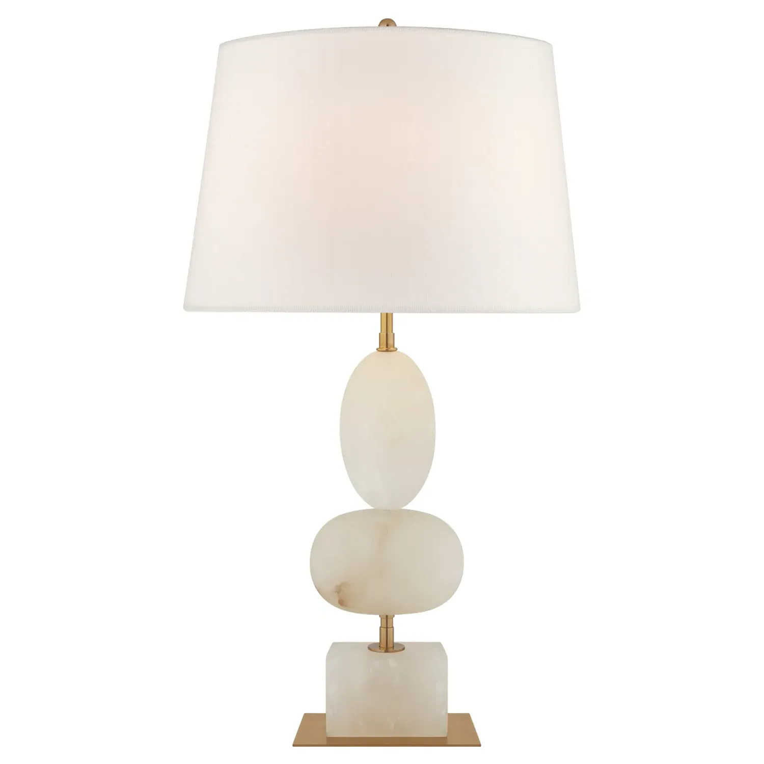 Dani Cordless Table Lamp - White, Alabaster image