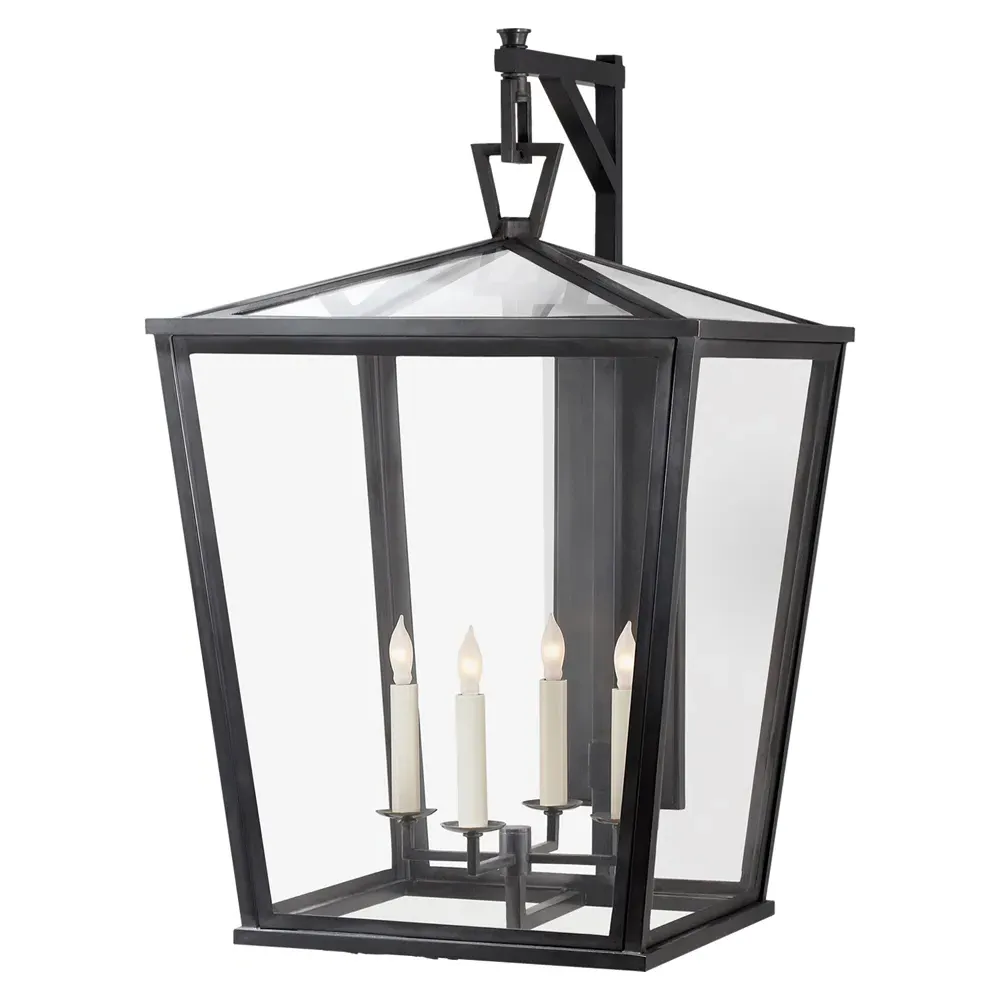 Darlana Bracket Outdoor Sconce - Bronze, Metal