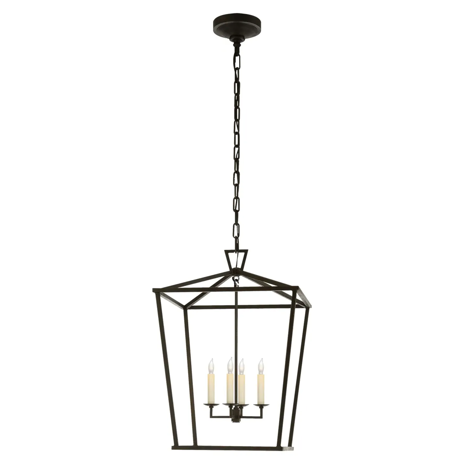 Darlana Medium Lantern Pendant - Aged Iron