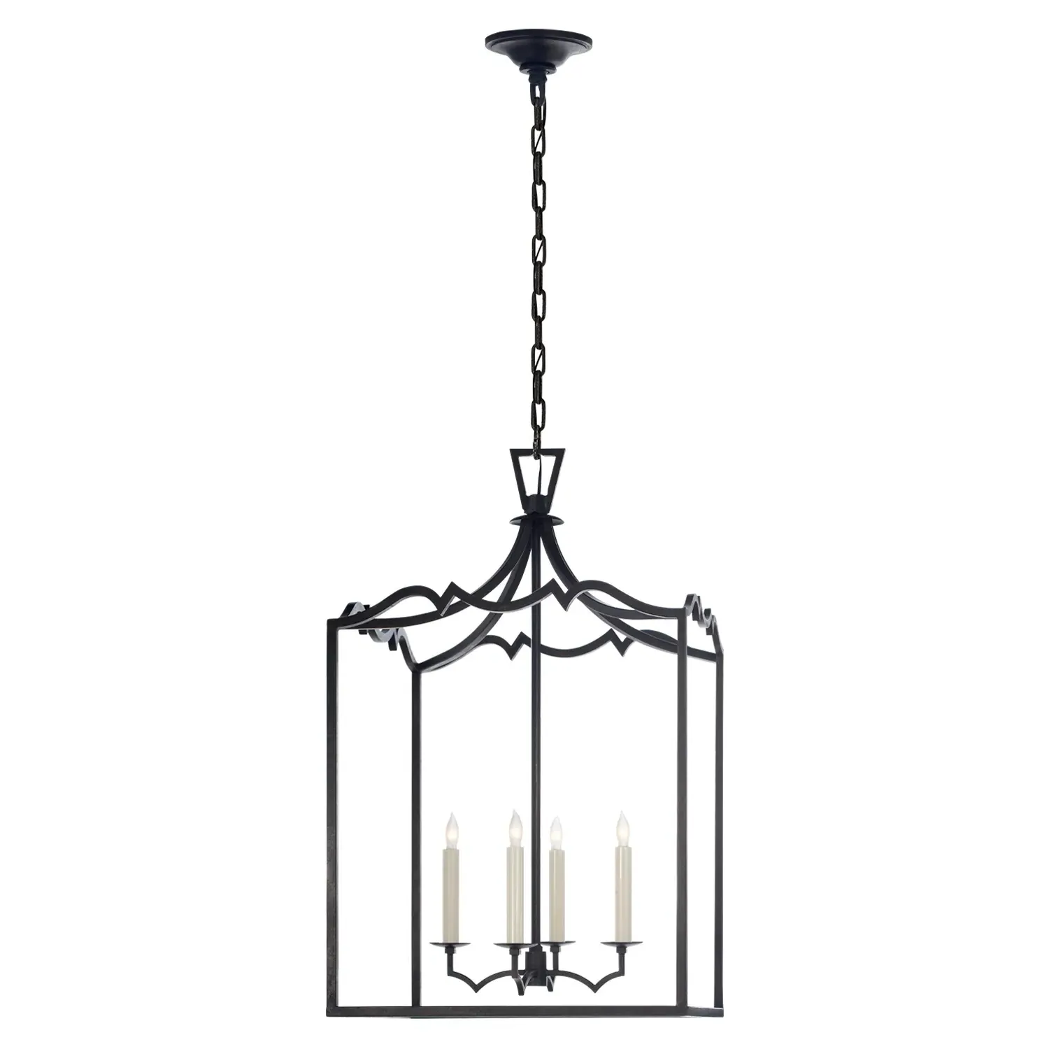 Darlana Medium Lantern Pendant - Aged Iron