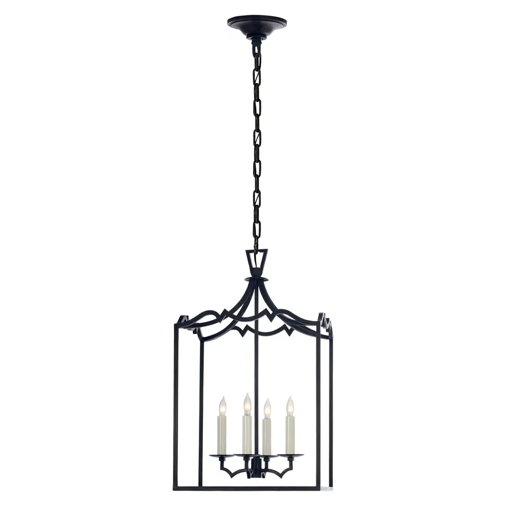 Darlana Small Lantern Pendant - Aged Iron