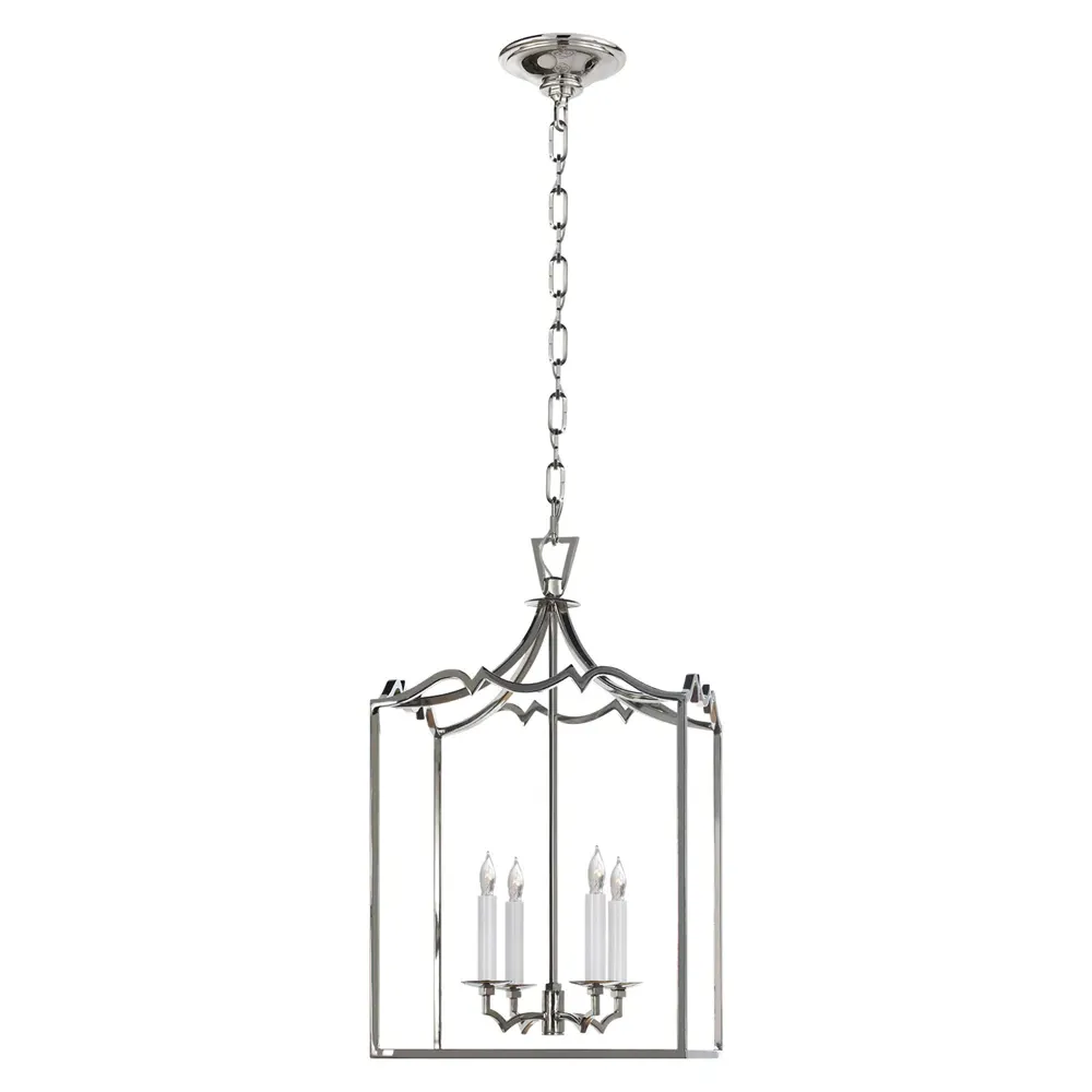 Darlana Small Lantern Pendant - Polished Nickel image