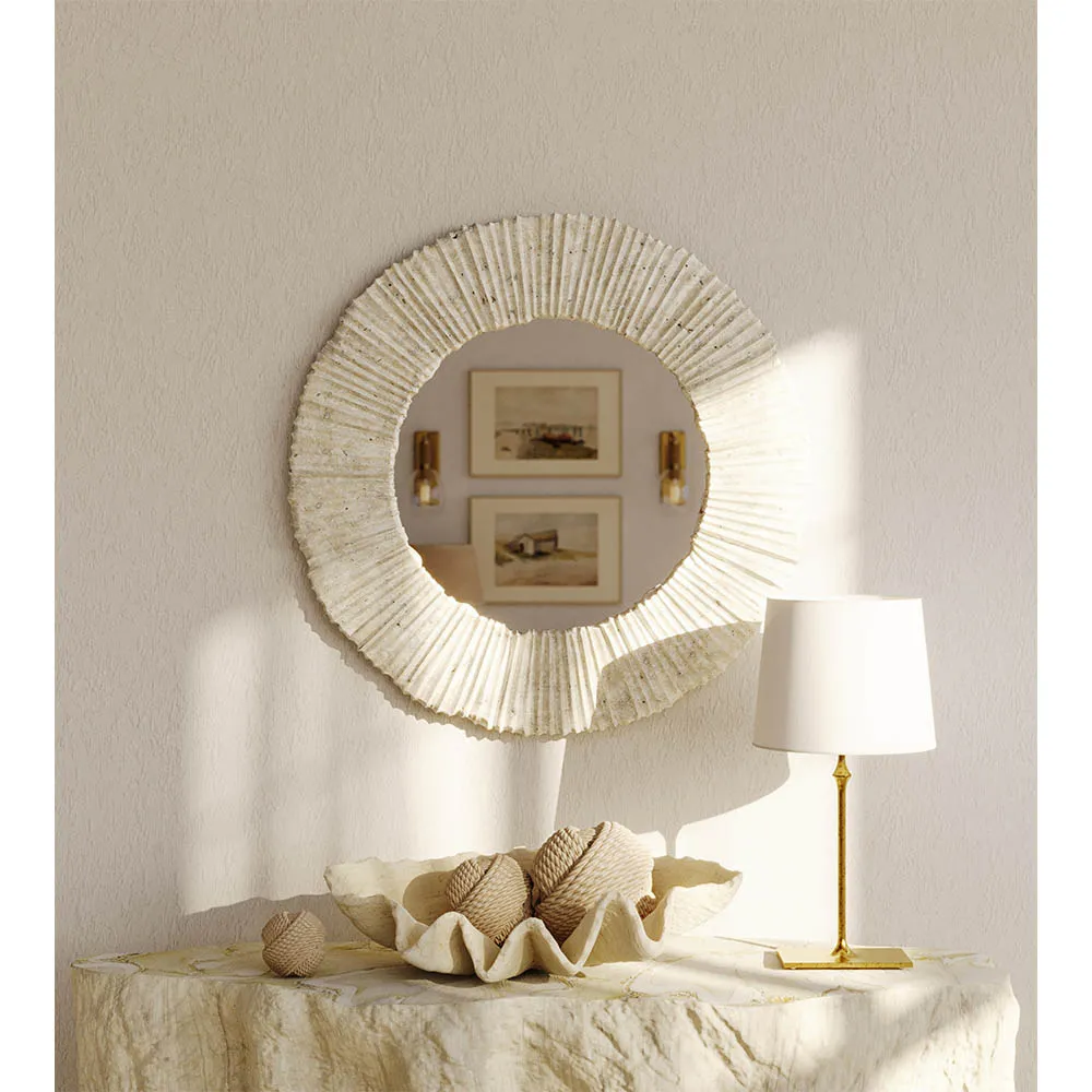 Dauphine Bedside Table Lamp - Gilded Iron, Linen
