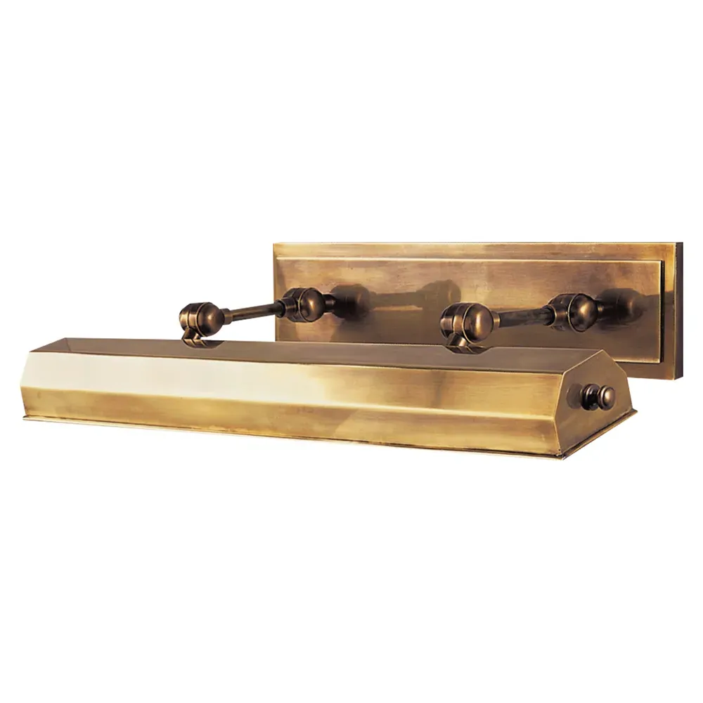 Dorchester Picture Light - Antique Burnished Brass, Metal