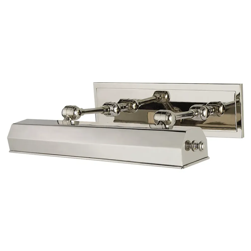 Dorchester Picture Light - Polished Nickel, Metal