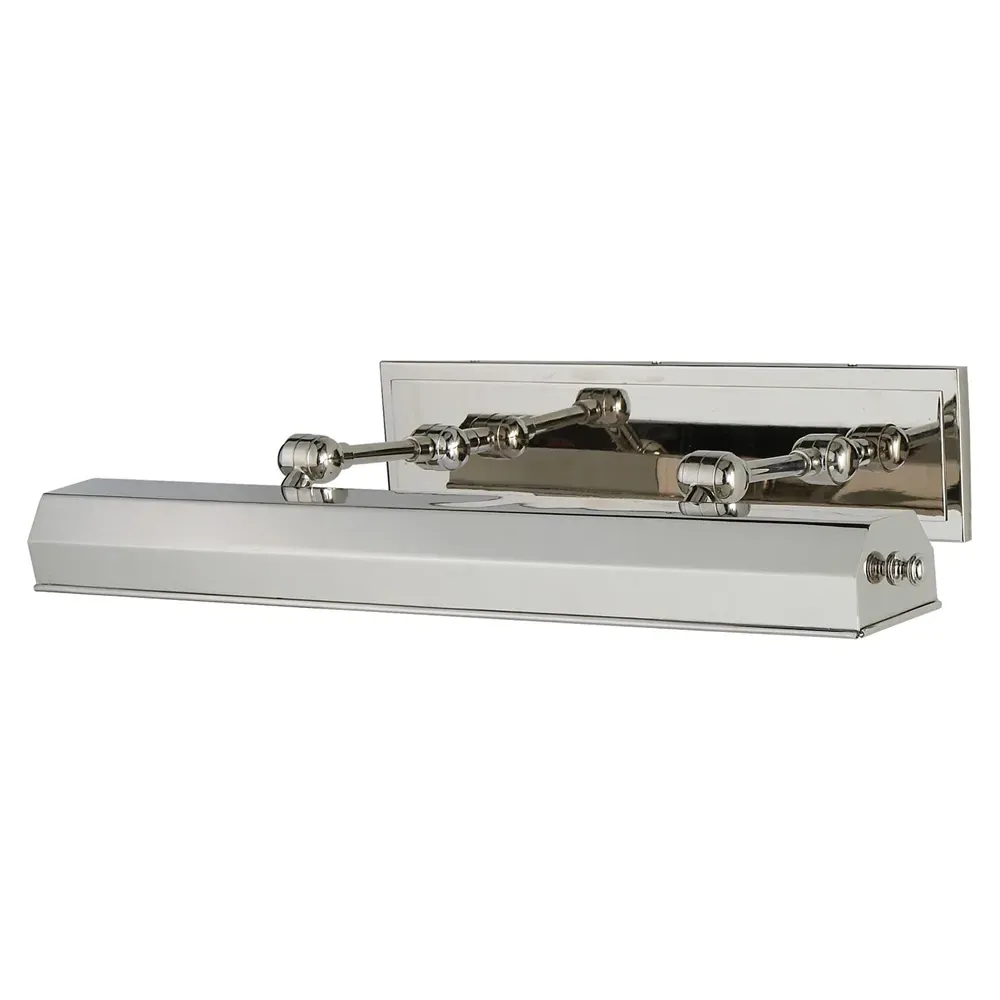 Dorchester Picture Light - Polished Nickel, Metal