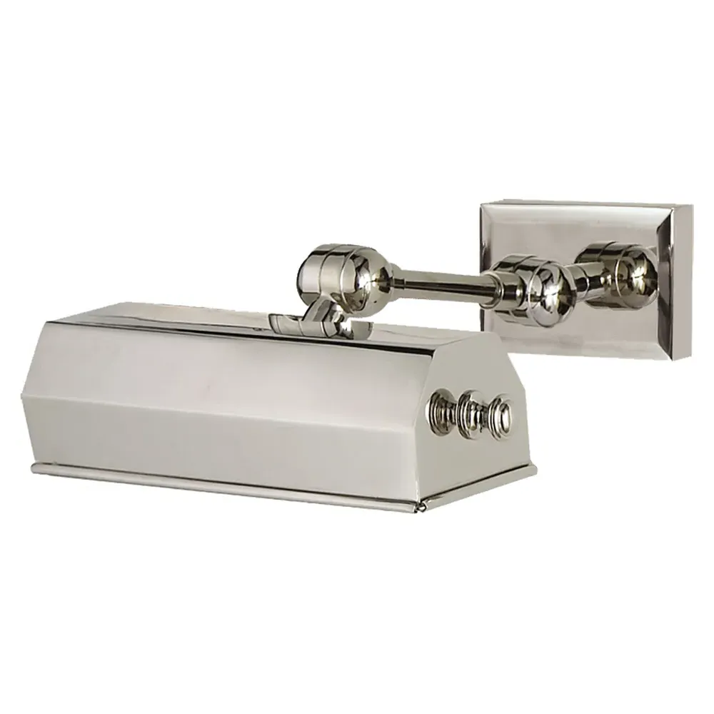 Dorchester Picture Light - Polished Nickel, Metal