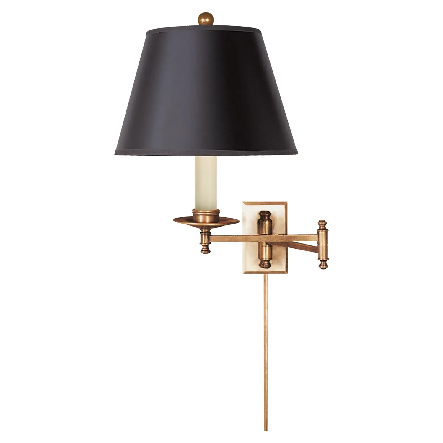 Dorchester Swing Arm Sconce - Antique Burnished Brass, Metal