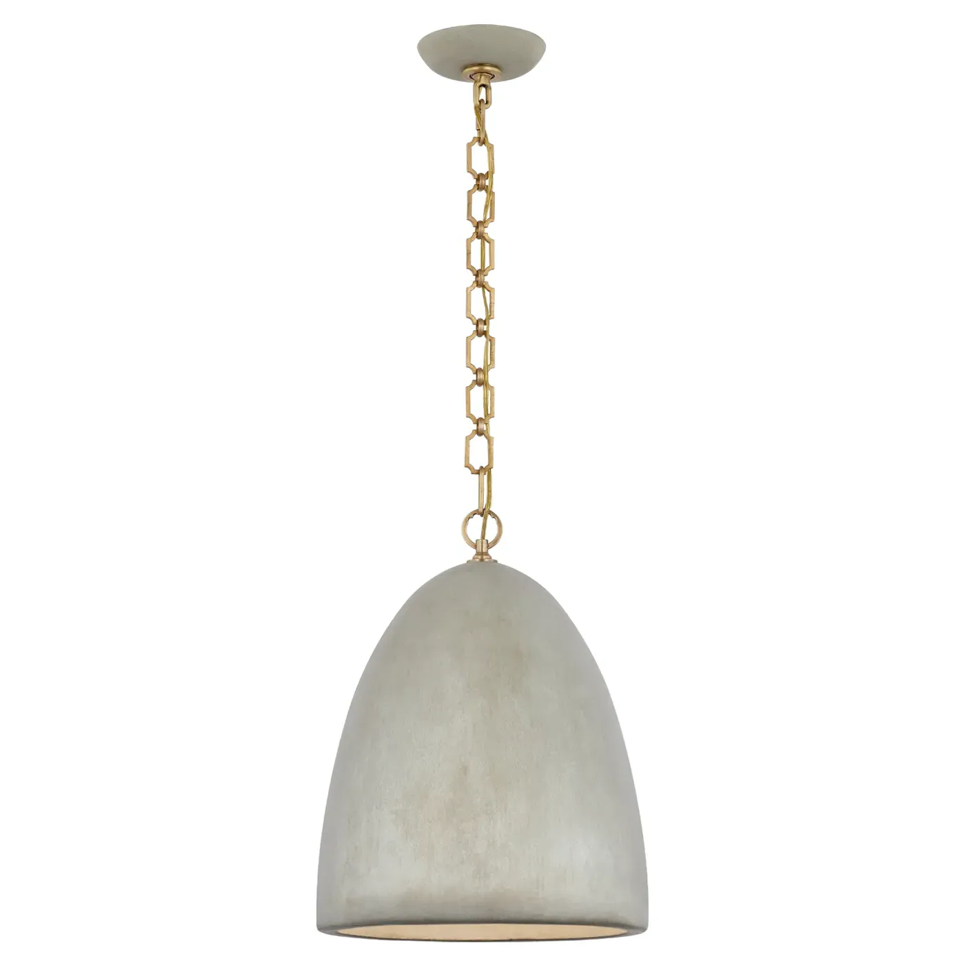 Elliot Dome Pendant - Portland Grey, Concrete