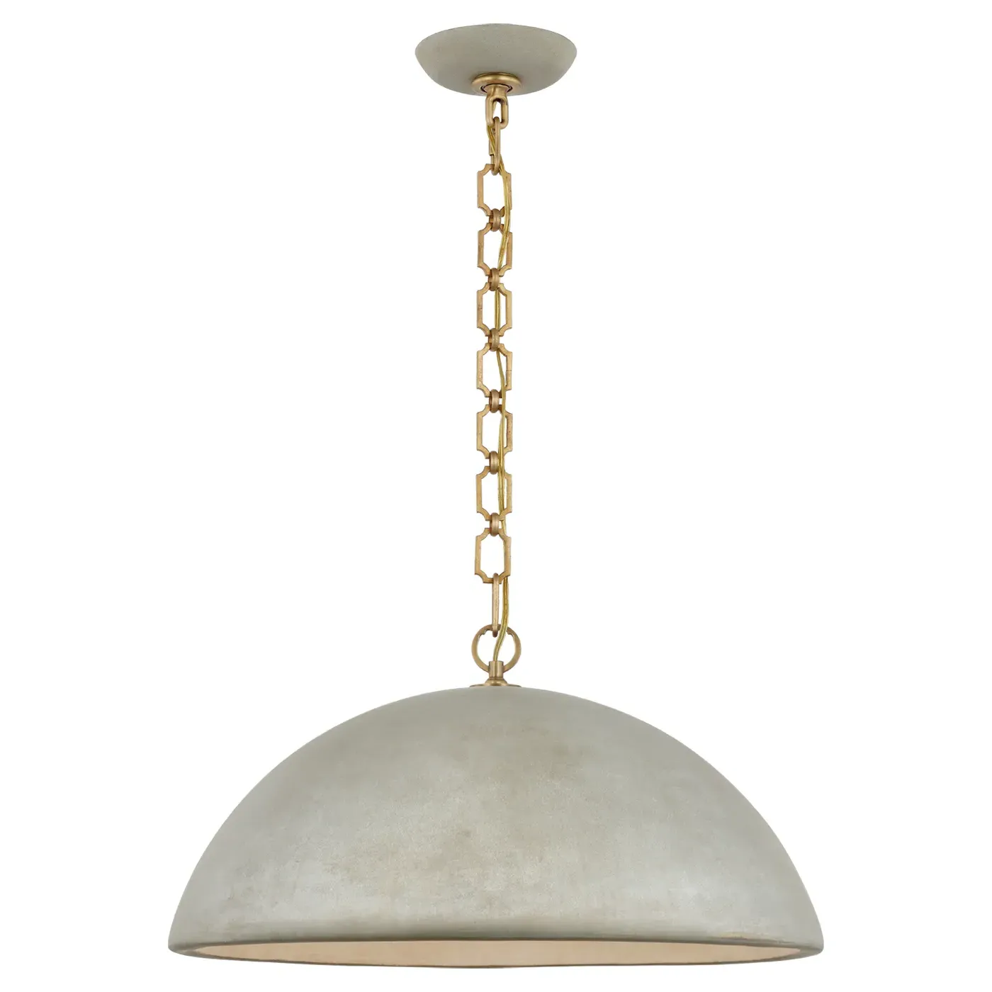 Elliot Extra Large Dome Pendant - Portland Grey, Concrete