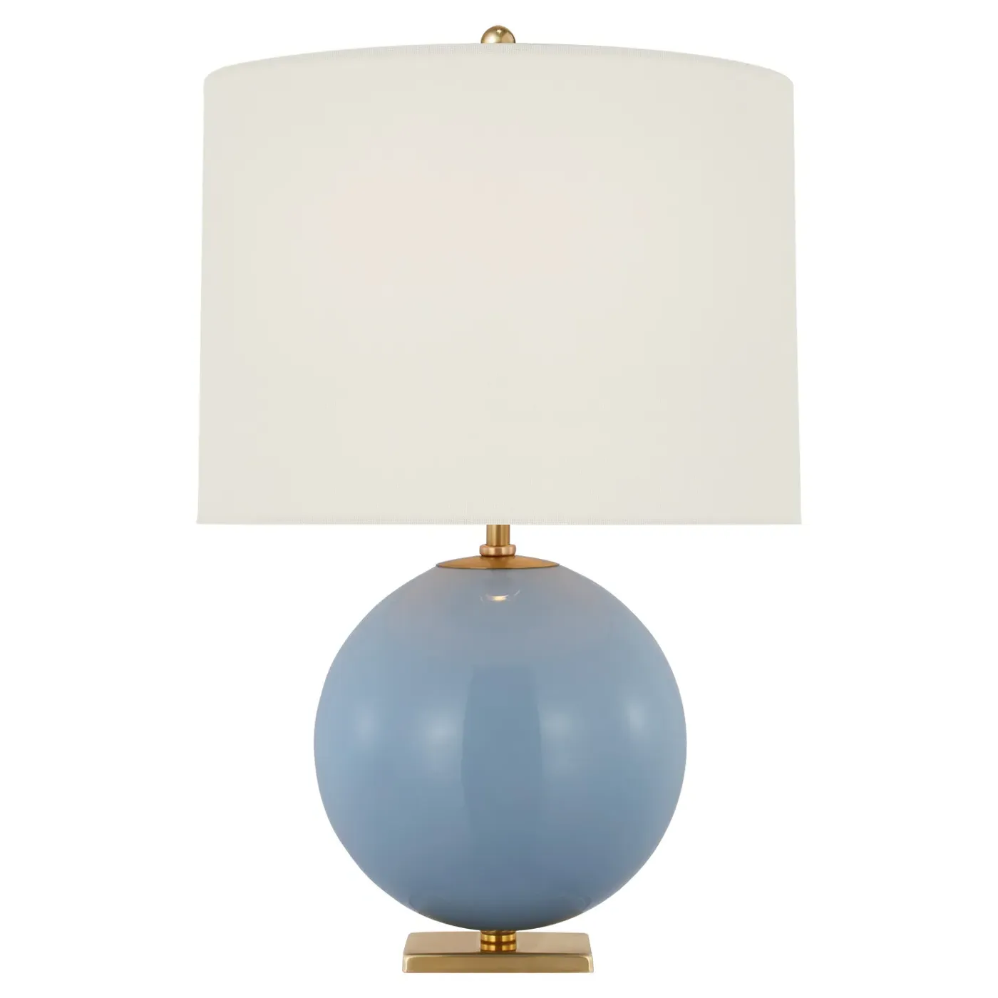 Elsie Table Lamp - Blue, Glass