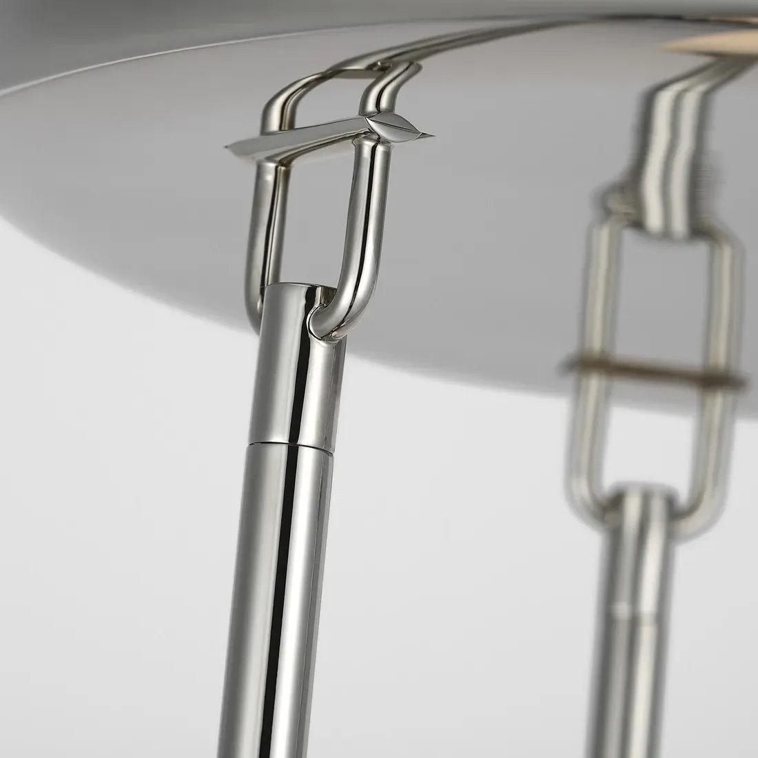 Formosa 3 Light Pendant - Polished Nickel, Alabaster