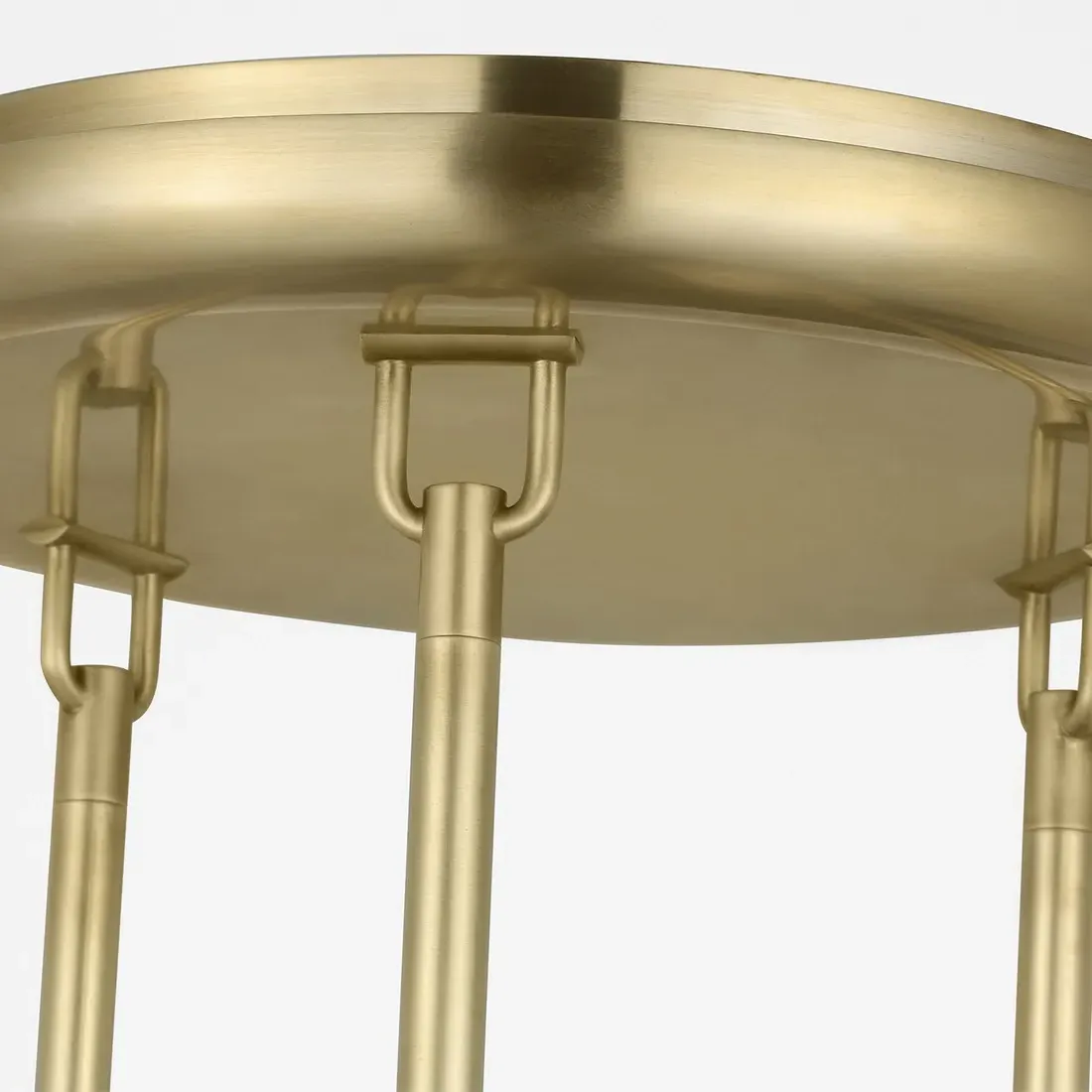 Formosa 3 Light Pendant - White Alabaster, Brass