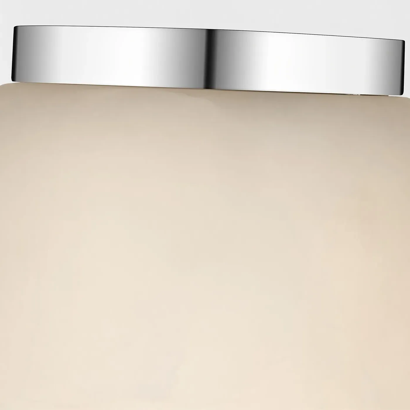 Formosa Elongated Flush Mount - Polished Nickel, Alabaster