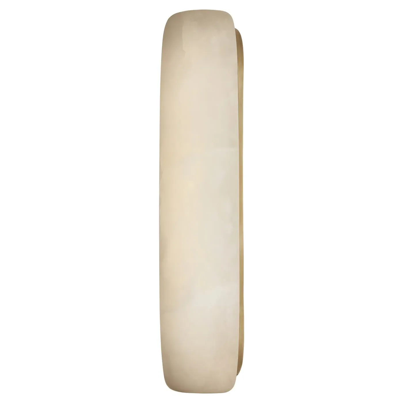 Formosa Linear Sconce 20" - White Alabaster, Brass