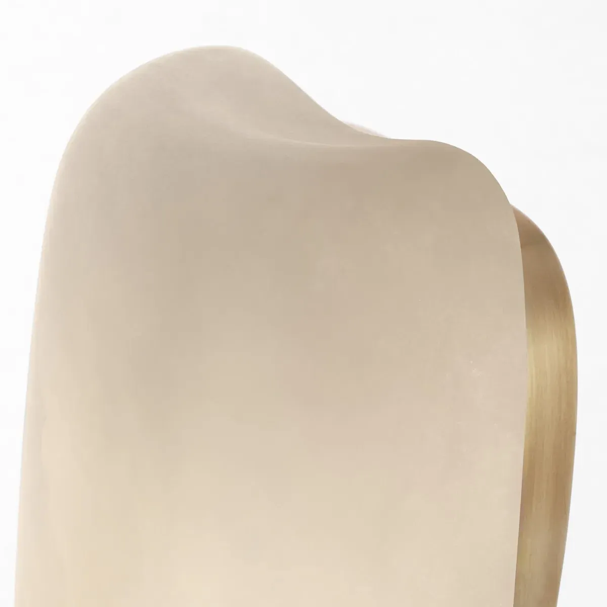 Formosa Linear Sconce 20" - White Alabaster, Brass