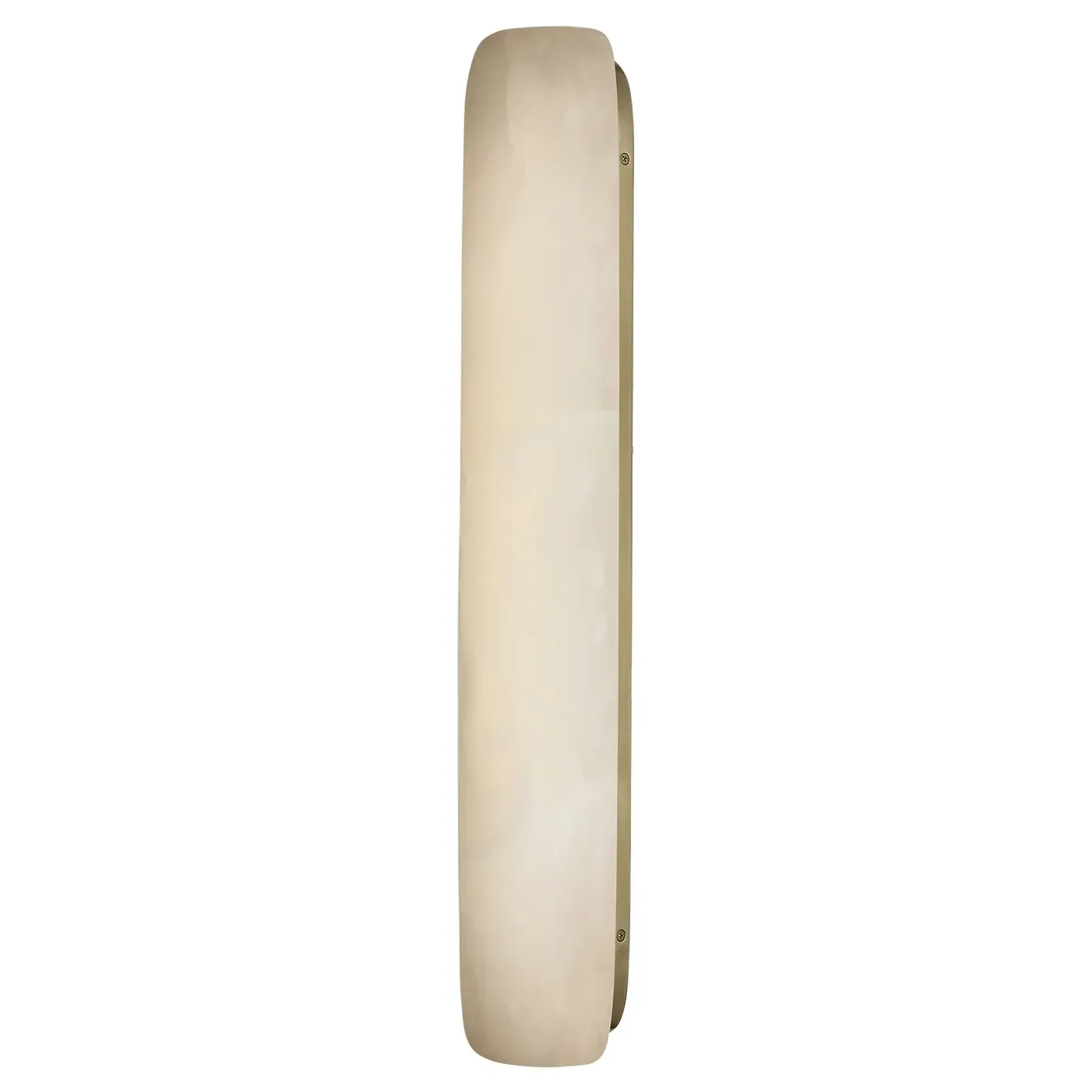 Formosa Linear Sconce 26" - White Alabaster, Brass