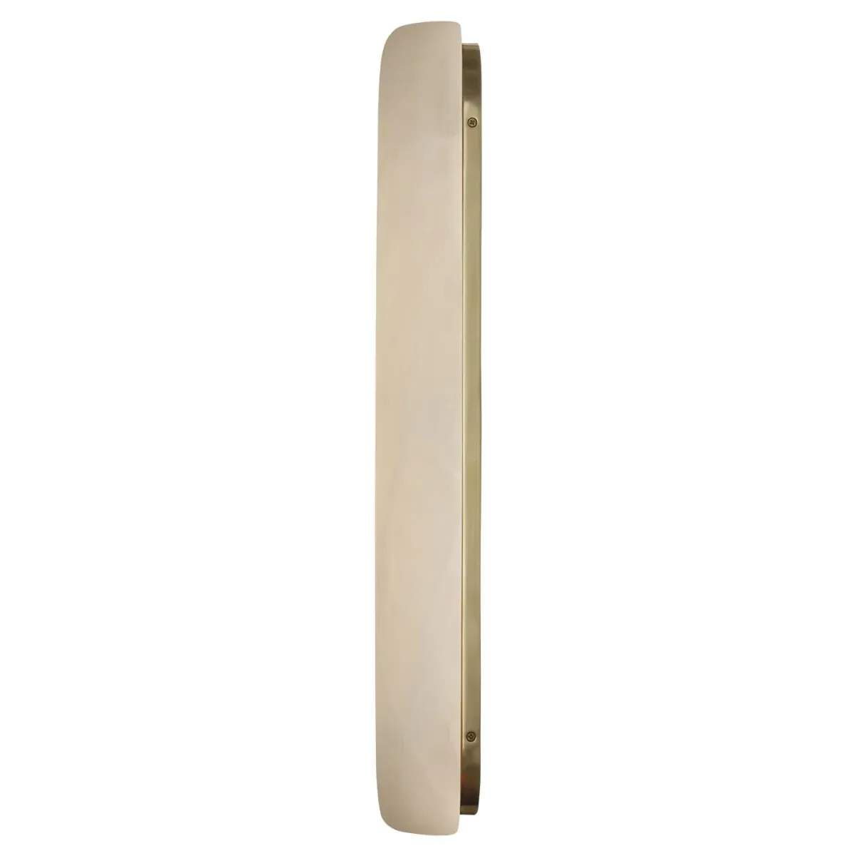 Formosa Linear Sconce 26" - White Alabaster, Brass