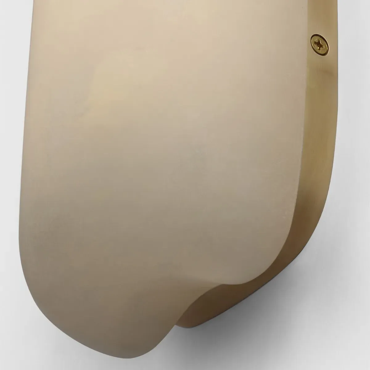 Formosa Linear Sconce 26" - White Alabaster, Brass
