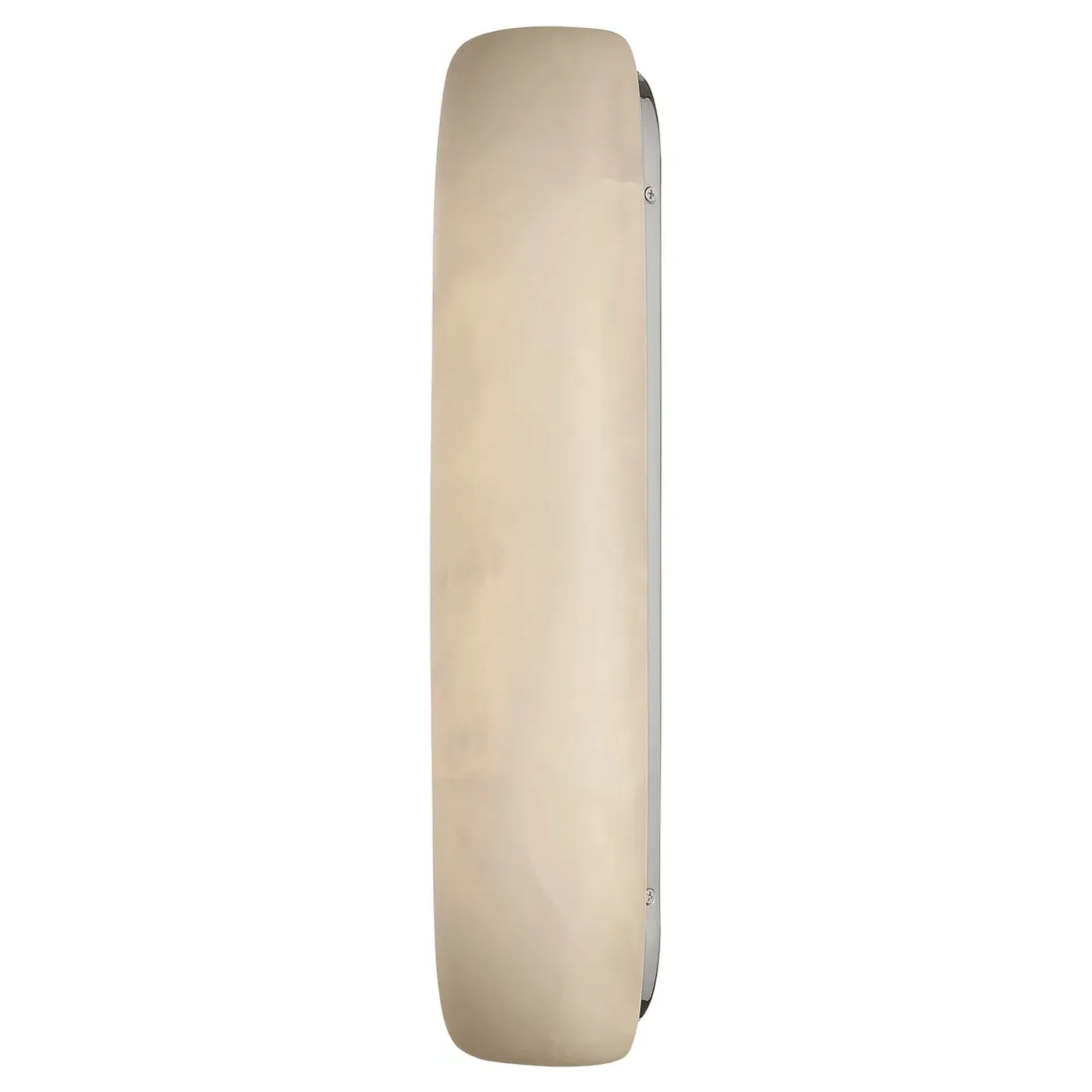 Formosa Linear Sconce - White Alabaster, Polished Nickel