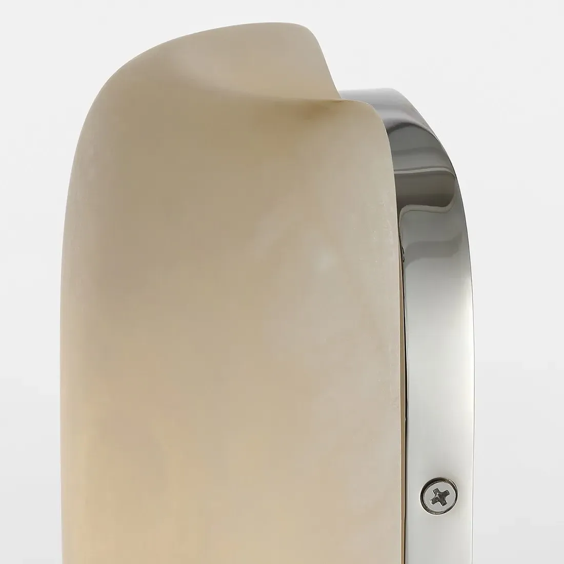 Formosa Linear Sconce - White Alabaster, Polished Nickel