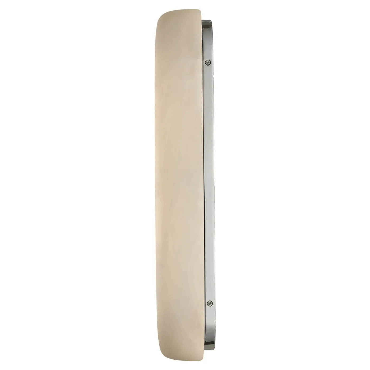 Formosa Linear Sconce - White Alabaster, Polished Nickel