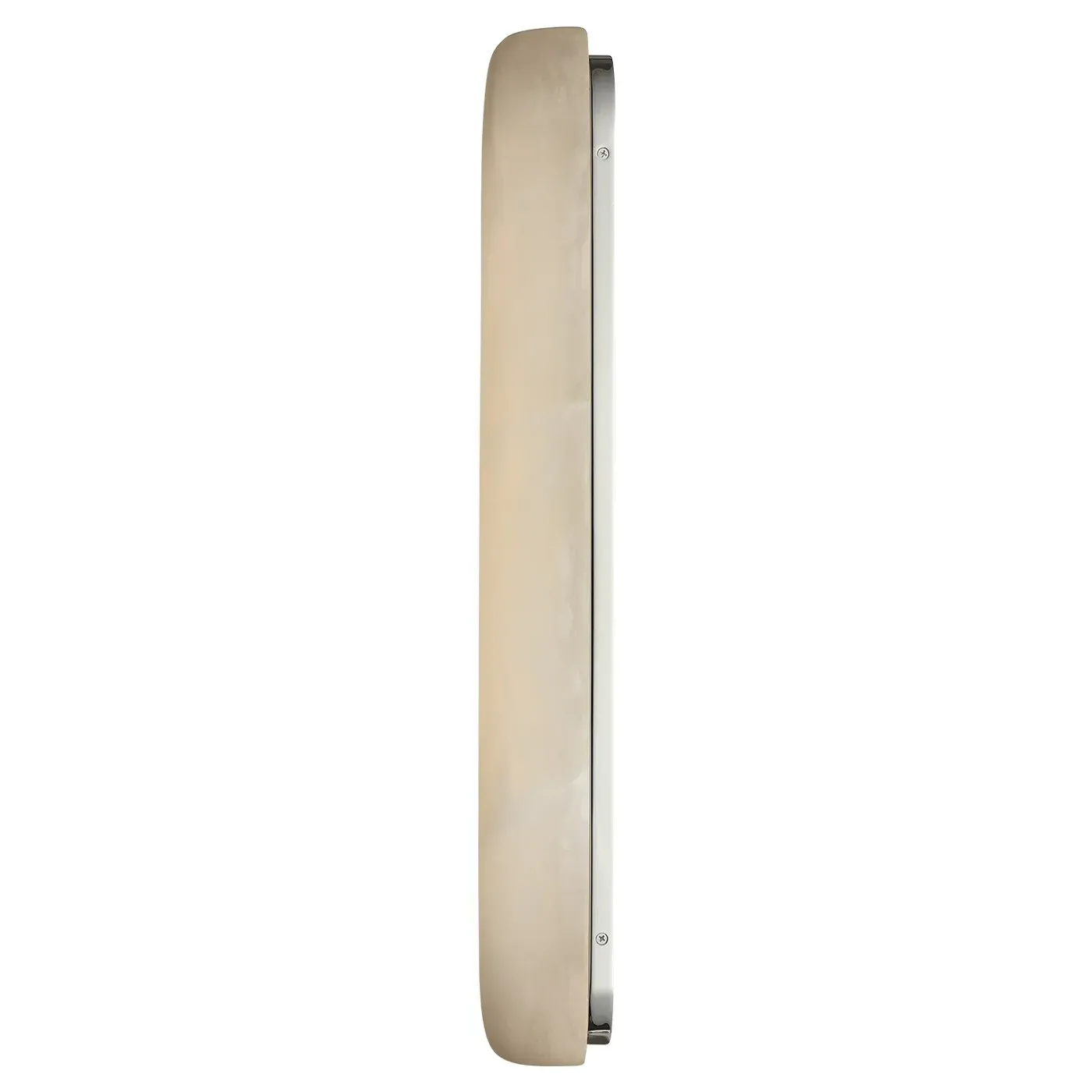 Formosa Linear Sconce - White Alabaster, Polished Nickel