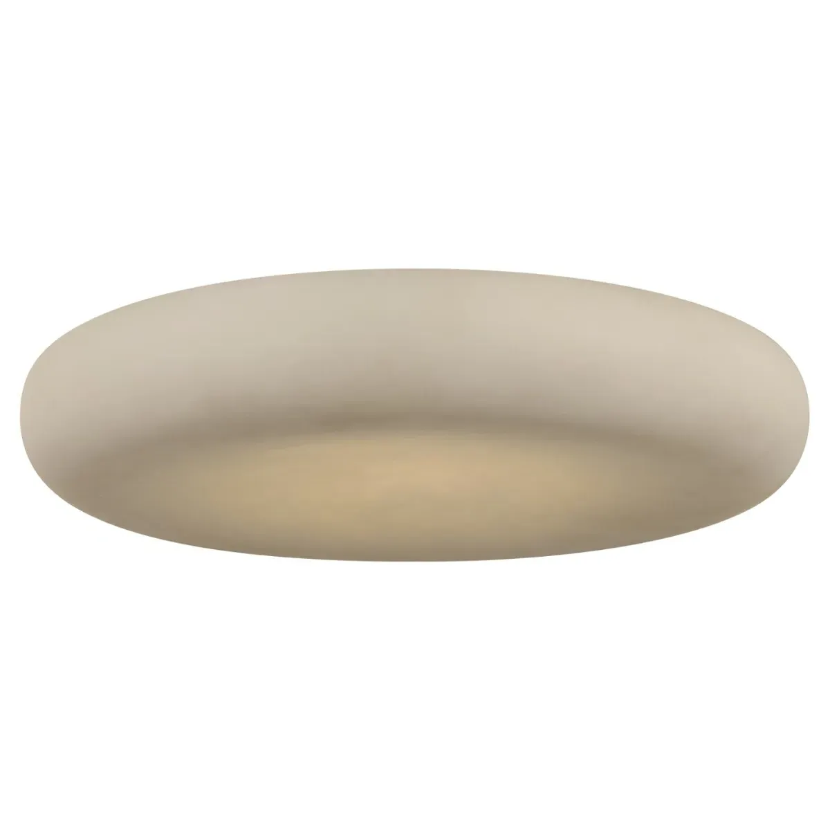 Formosa Round Flush Mount - Bronze, Alabaster
