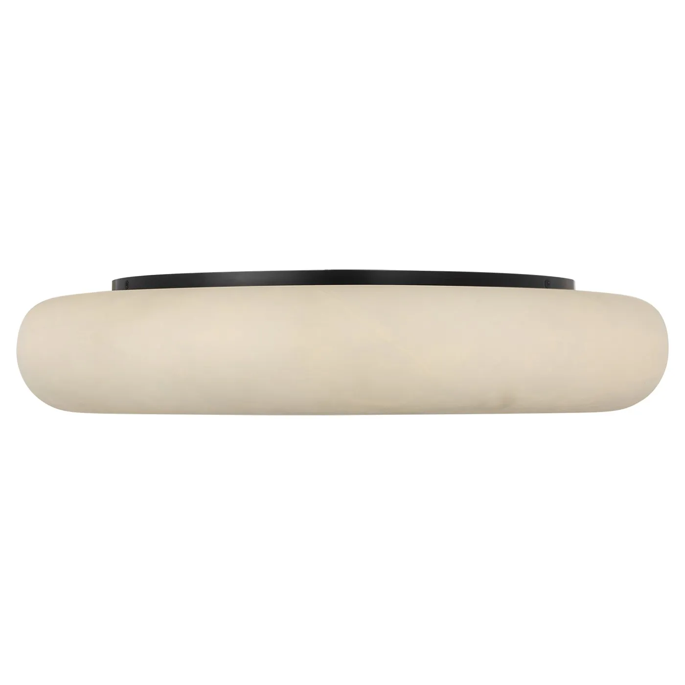 Formosa Round Flush Mount - Bronze, Alabaster