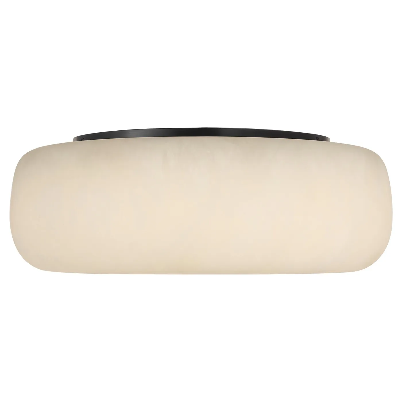 Formosa Round Flush Mount - Bronze, Alabaster
