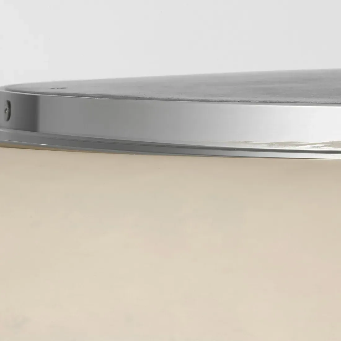 Formosa Round Flush Mount - Polished Nickel, Alabaster