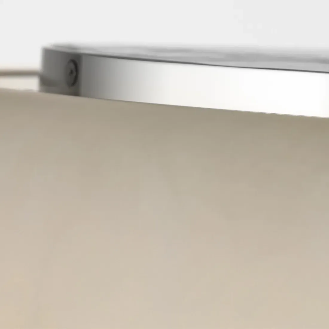 Formosa Round Flush Mount - Polished Nickel, Alabaster