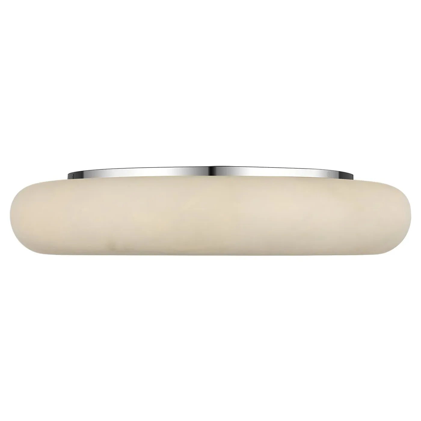 Formosa Round Flush Mount - Polished Nickel, Alabaster image