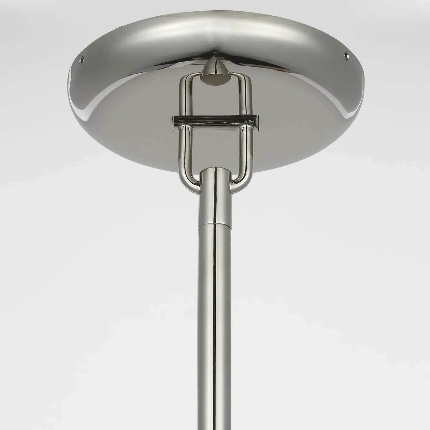 Formosa Single Pendant Light - Polished Nickel, Alabaster