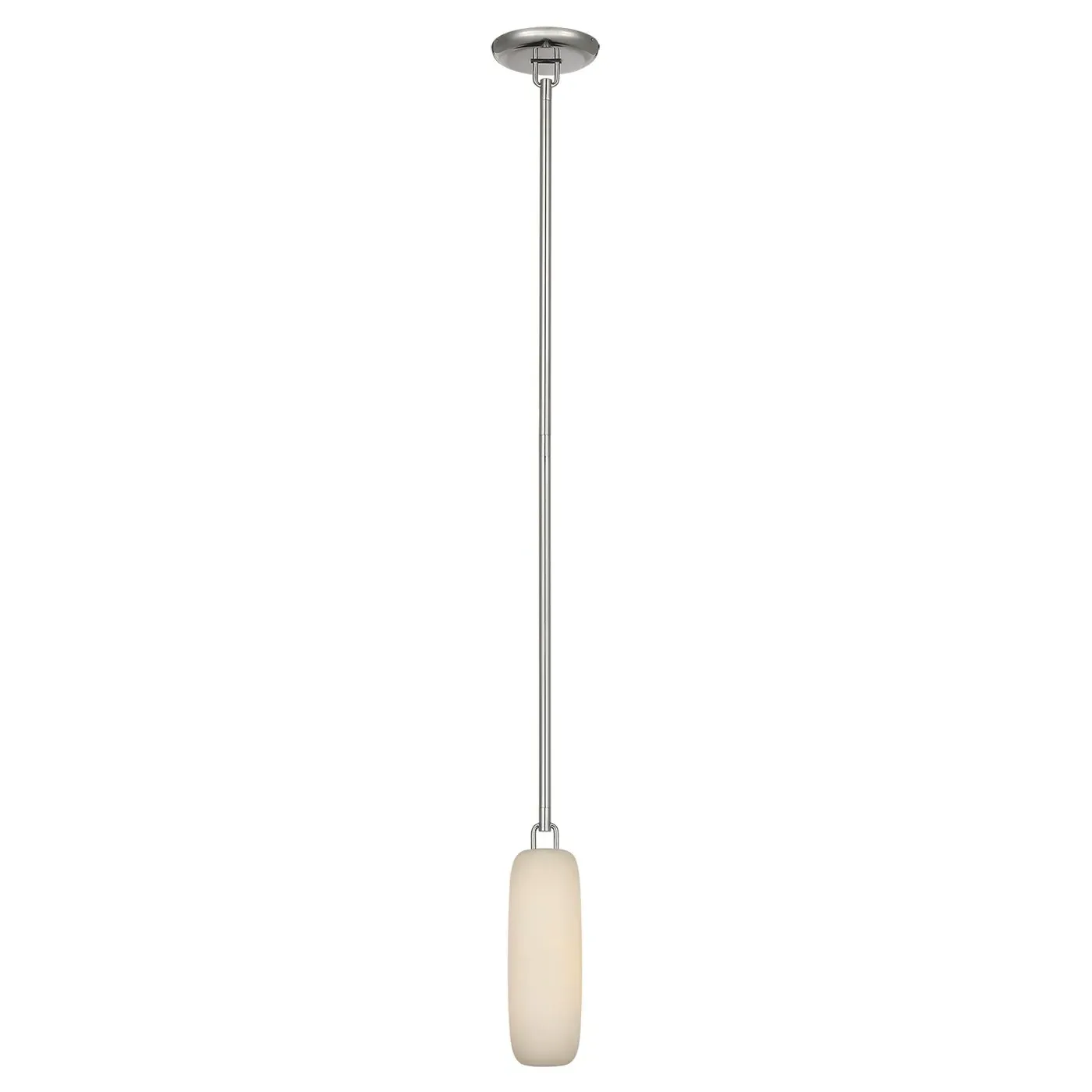 Formosa Single Pendant Light - Polished Nickel, Alabaster image