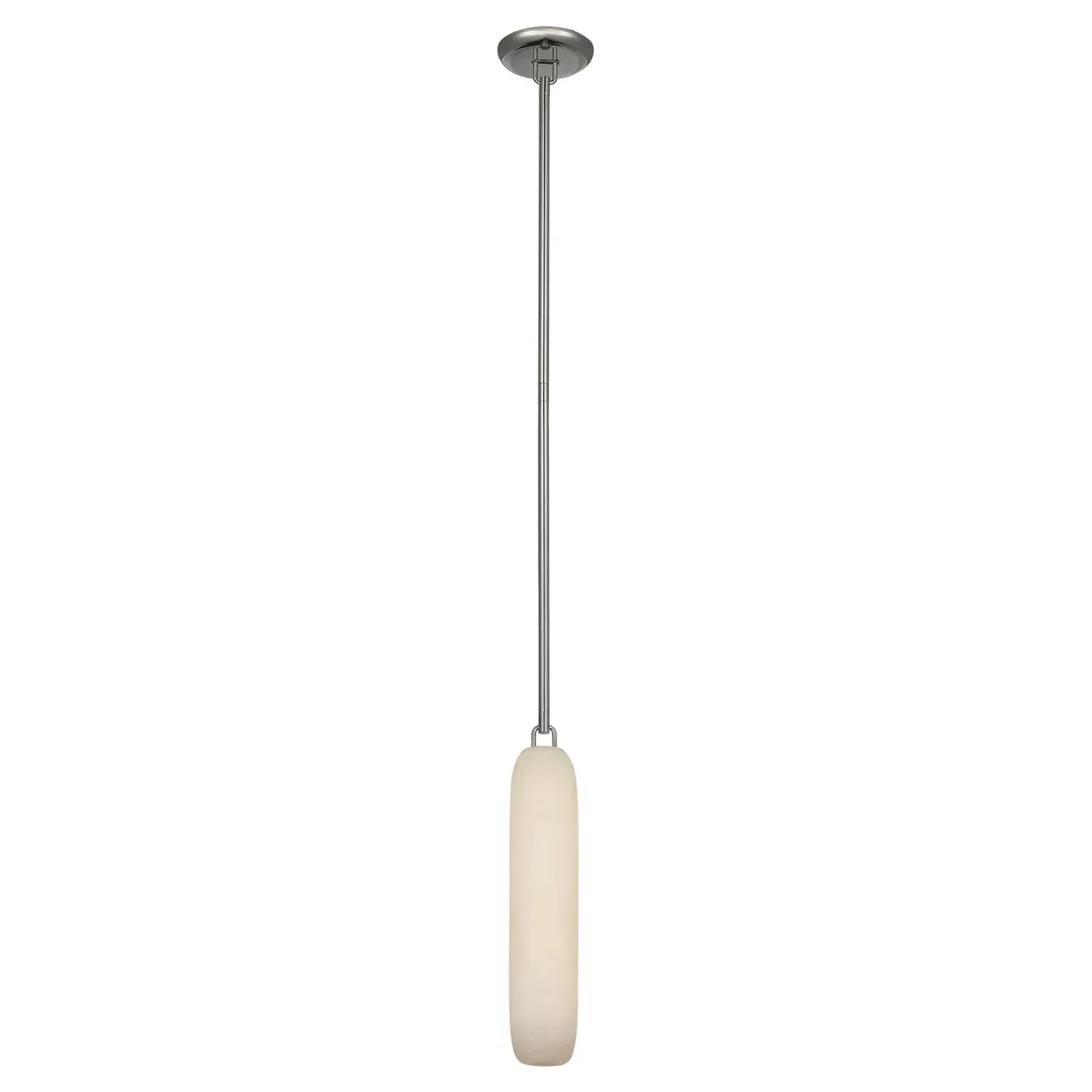 Formosa Single Pendant Light - Polished Nickel, Alabaster image