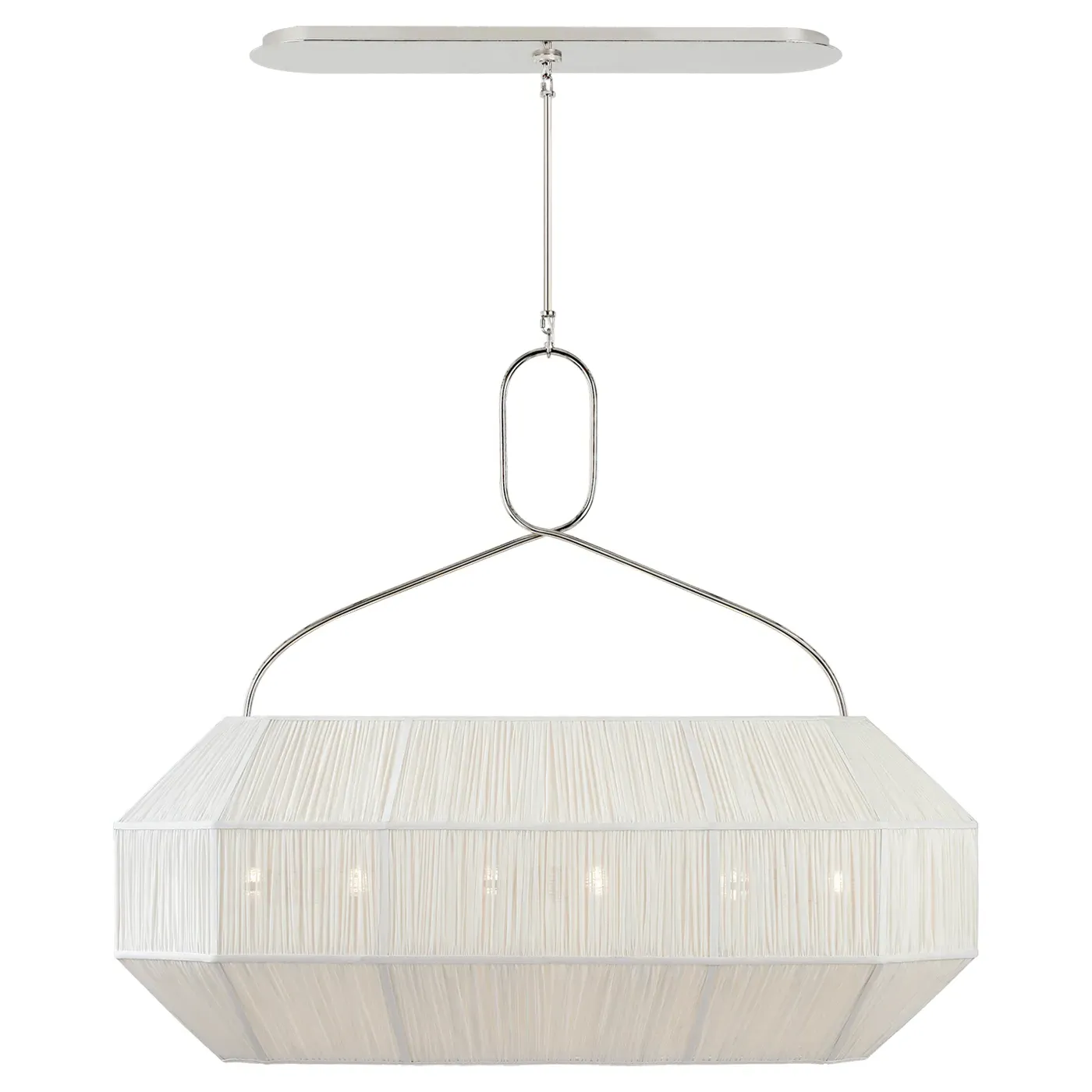 Forza Linear Pendant - Polished Nickel, Metal