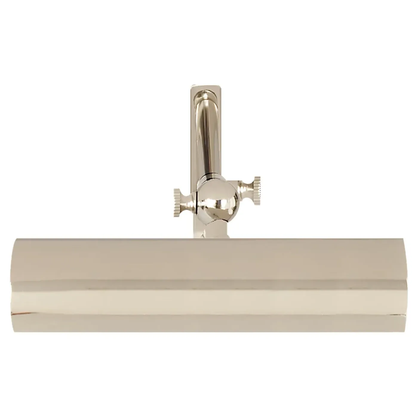 Frame Makers Single Arm Picture Light Sconce - Polished Nickel, Brass