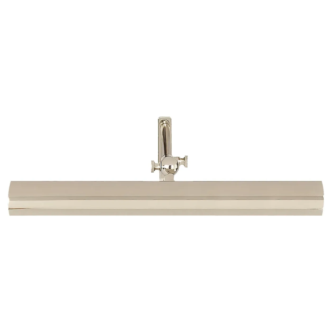 Frame Makers Single Arm Picture Light Sconce - Polished Nickel, Brass