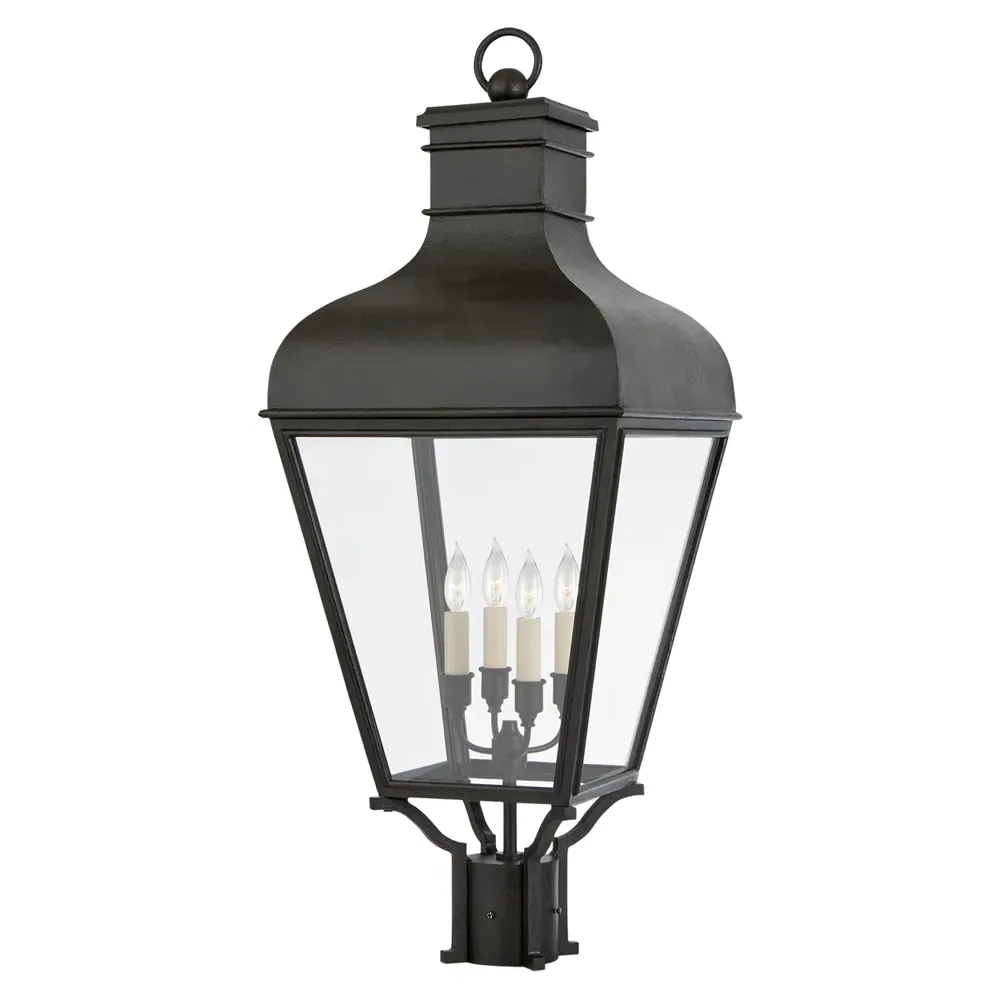 Fremont Outdoor Post Light - Black, Iron