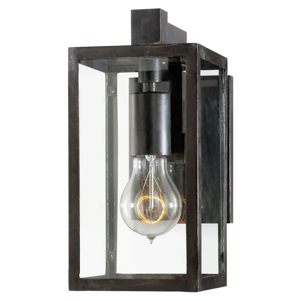 Fresno Short Outdoor Sconce - Black, Iron image