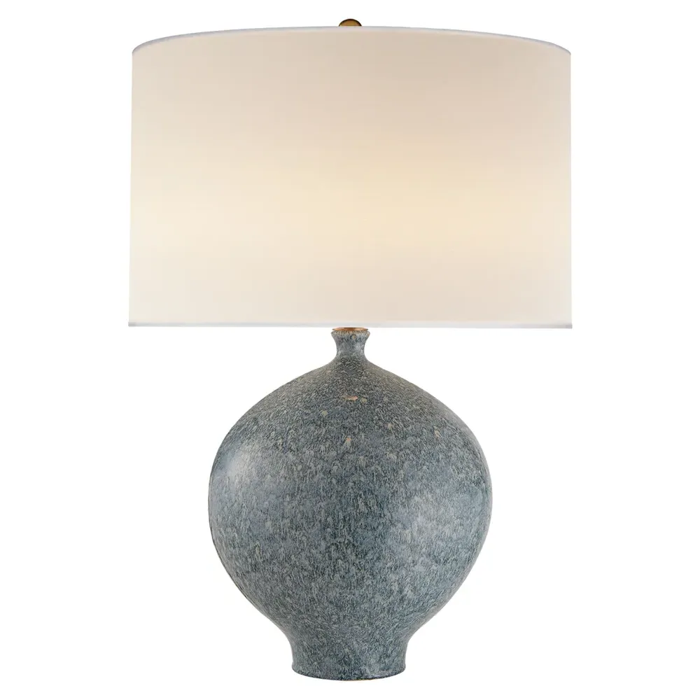 Gaios Round Table Lamp - Blue Lagoon, Ceramic image