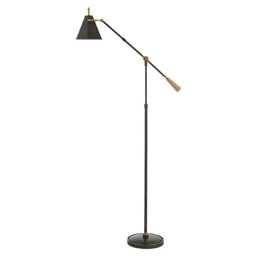 Goodman Adjustable Task Floor Lamp - Bronze, Brass