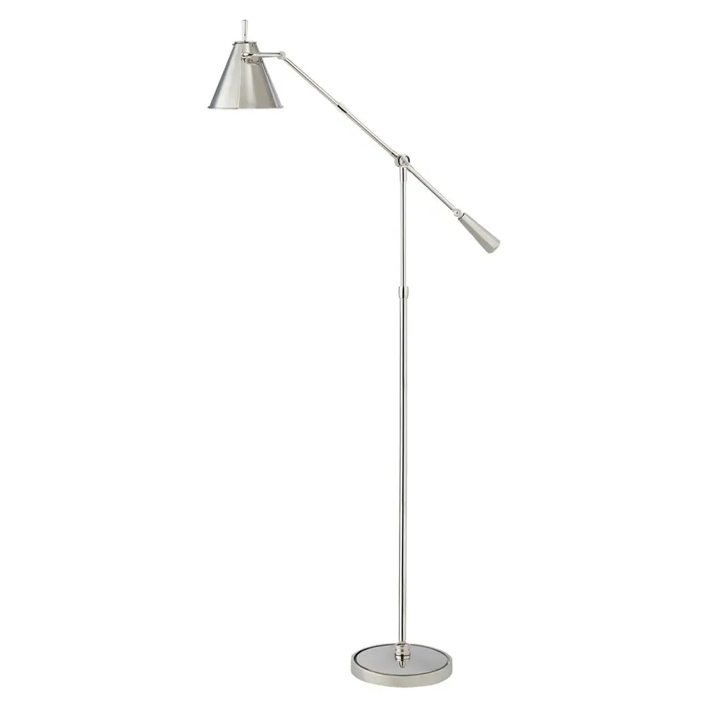 Goodman Adjustable Task Floor Lamp - Polished Nickel