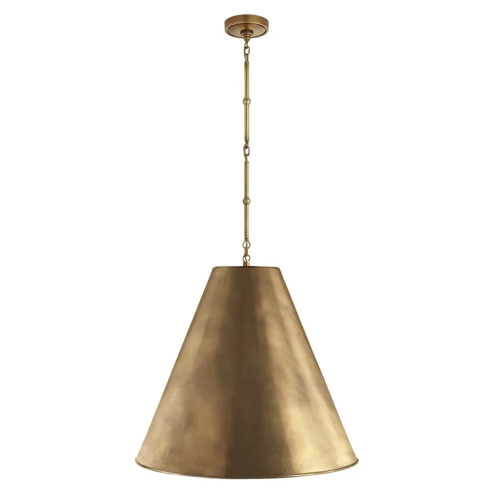 Goodman Large Pendant Light - Antique Brass, Metal