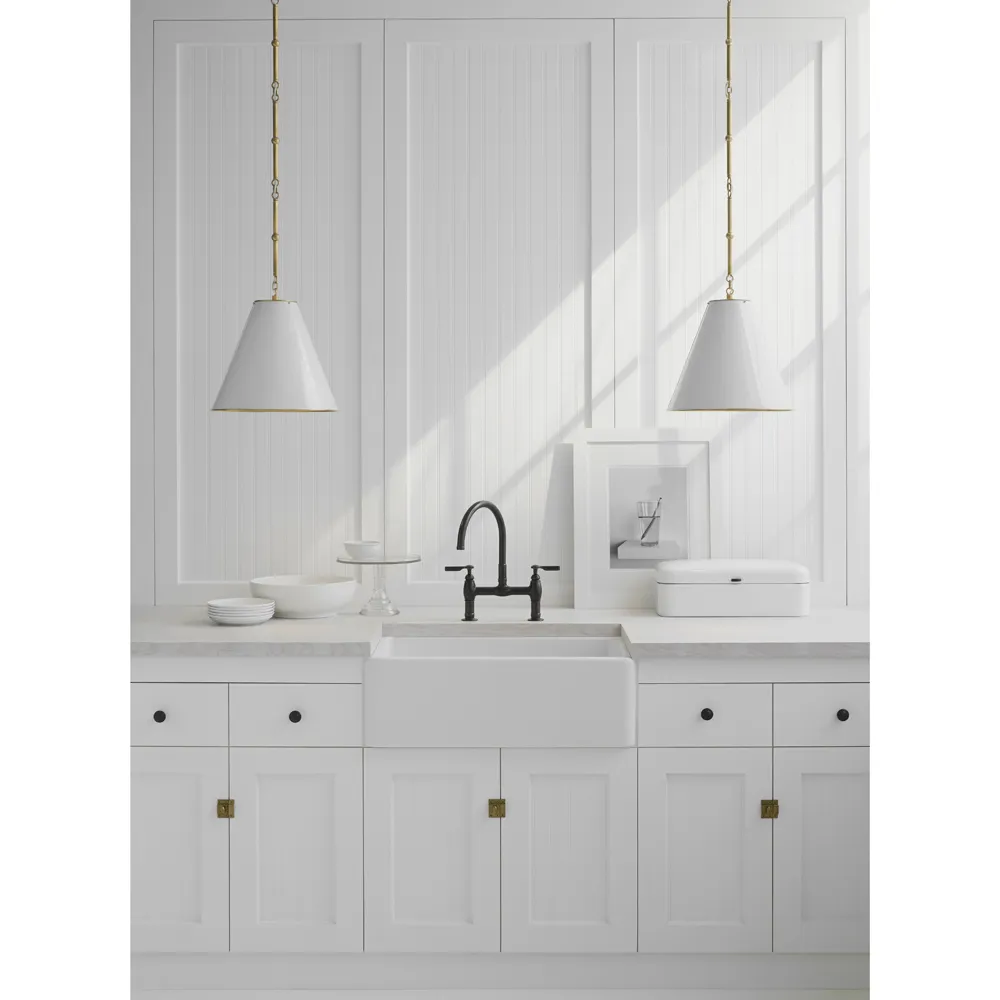 Goodman Small Pendant Light - Antique Brass, Metal