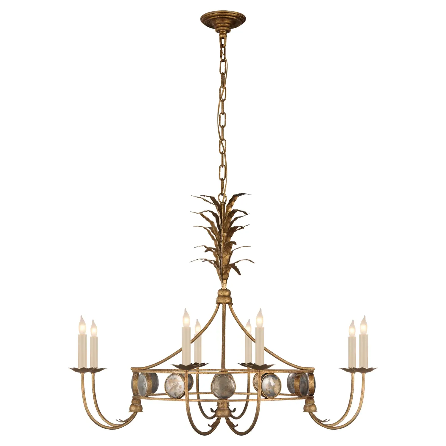 Gramercy Ring Chandelier - Gilded Iron