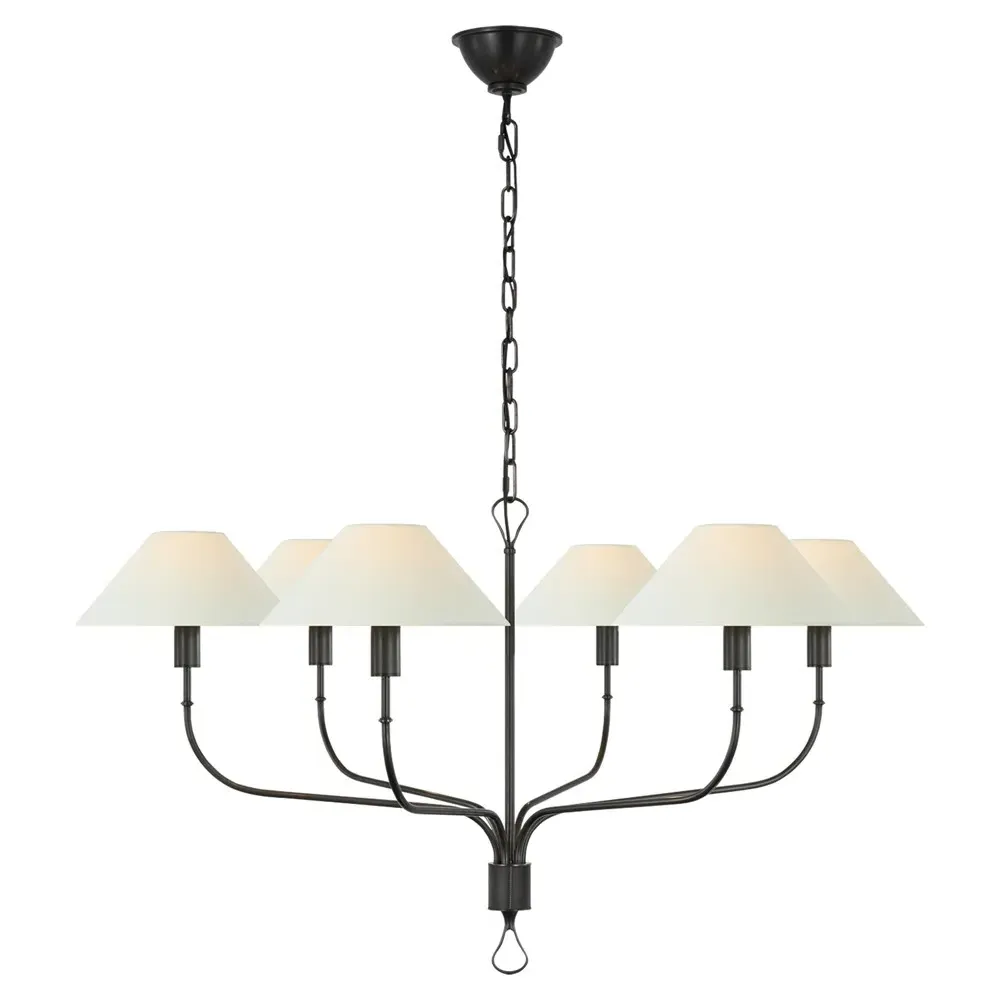 Griffin Extra Large Tail Chandelier - Bronze, Brass