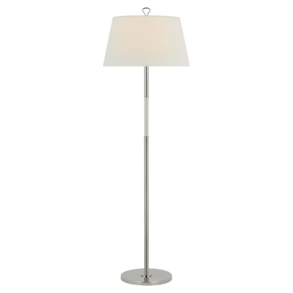 Griffin Floor Lamp - Polished Nickel, Brass